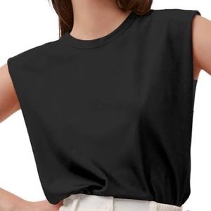 Padded Shoulder Tank Top